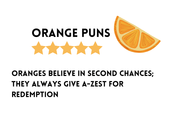 funny orange puns