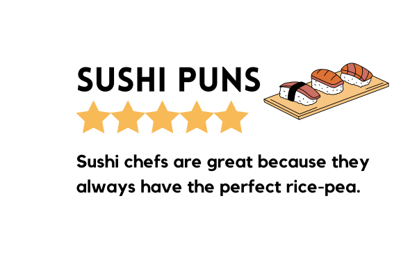 Funny Sushi puns