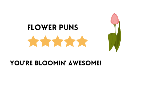 Short flower puns