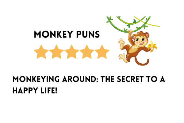 Monkey puns caption: