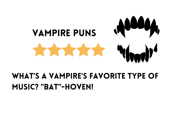 Clever vampire puns