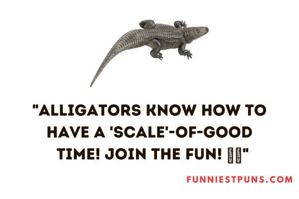 alligator puns for Instagram captions