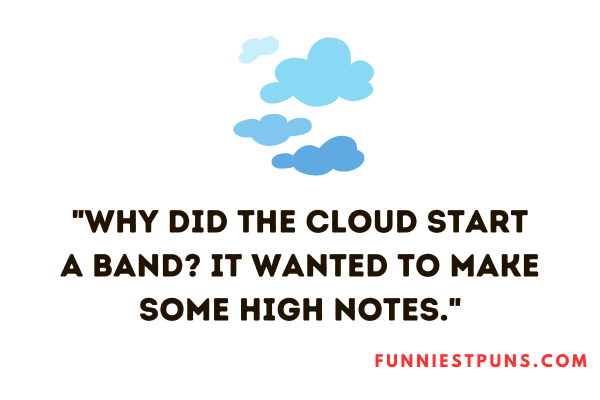 one-liner cloud puns