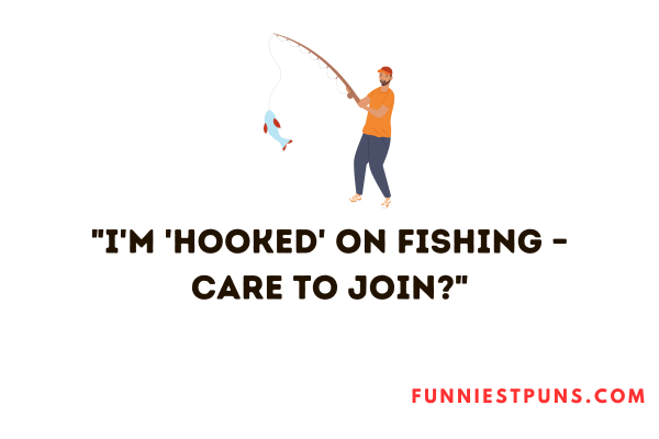 Fishing puns caption