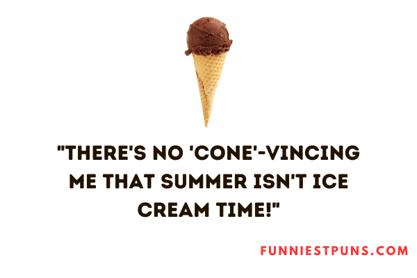 Ice cream puns for summer