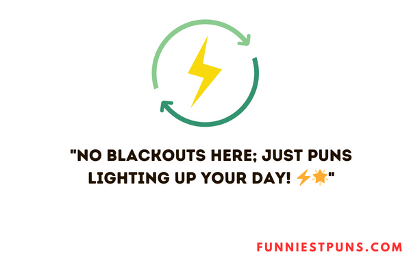 Funny Electricity Puns Caption for Instagram